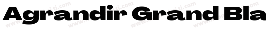 Agrandir Grand Black字体转换